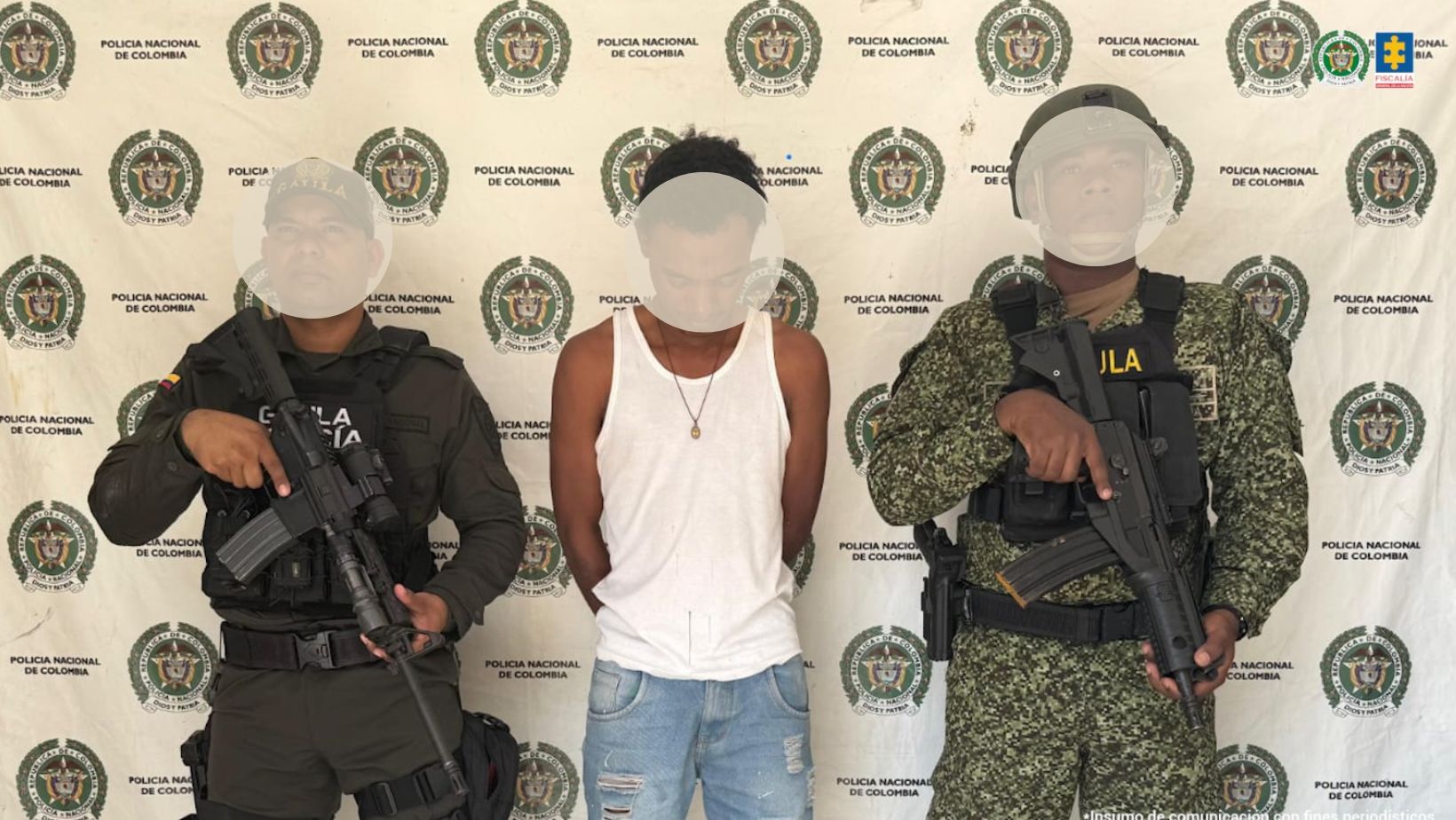 Alias Carne Falla fue capturado en Mahates por extorsión a comerciantes.