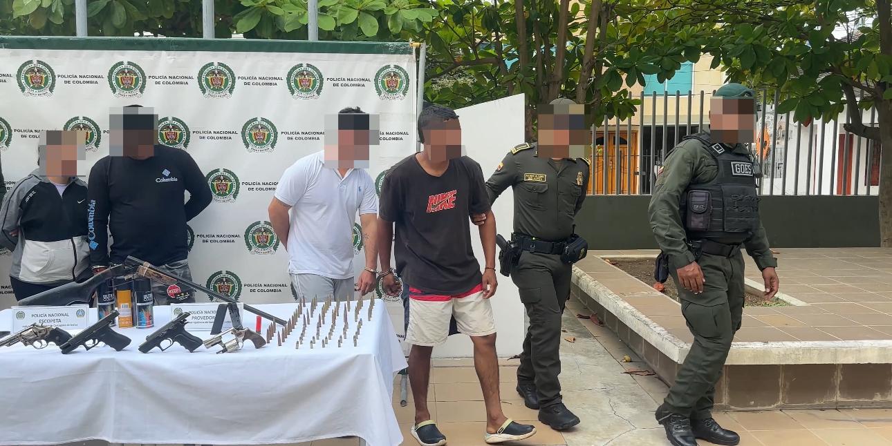 Cifras oficiales indican que van 2.379 capturas este año en Cartagena, 290 de ellas por porte ilegal de armas.