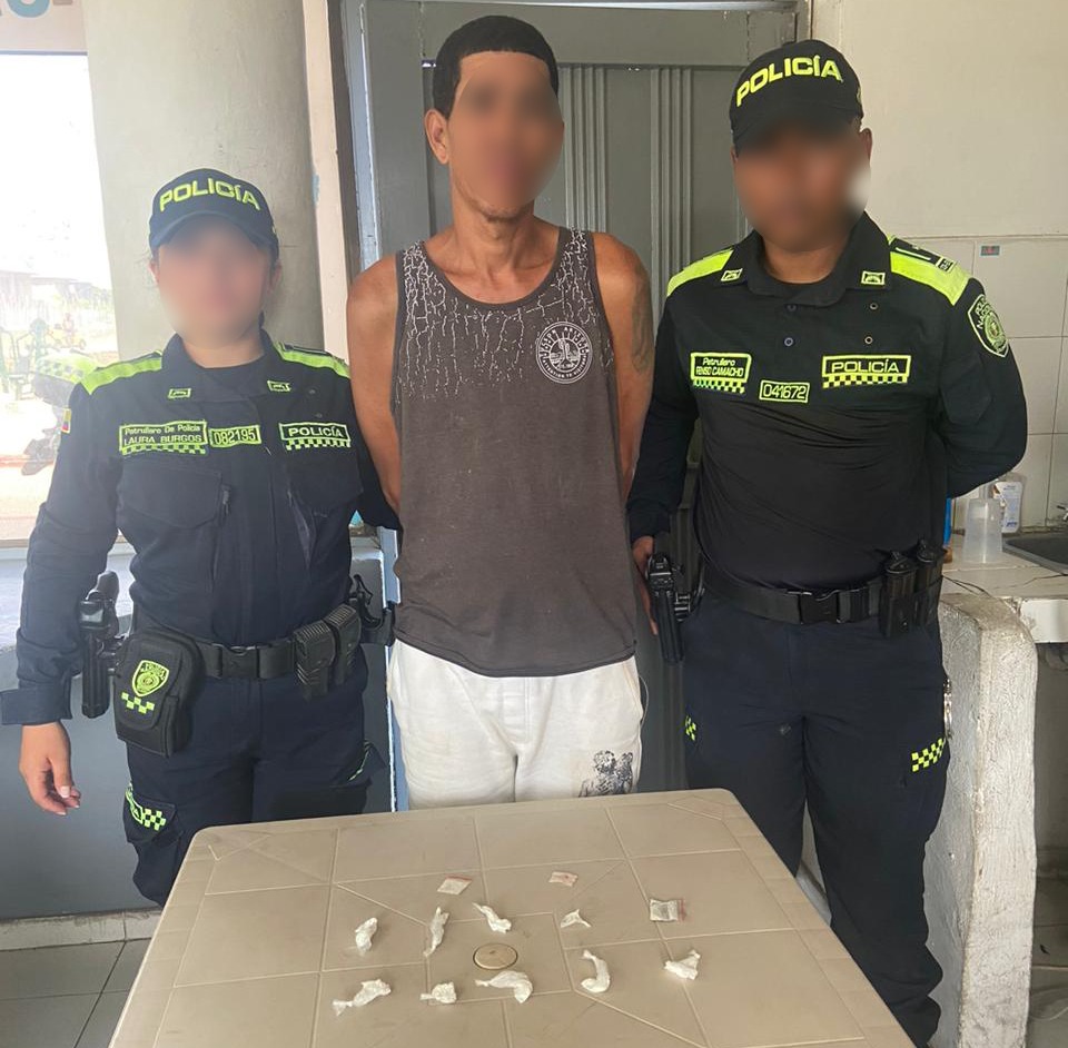 Droga incautada por la Policía Metropolitana durante operativos en barrios como Getsemaní y Marbella.