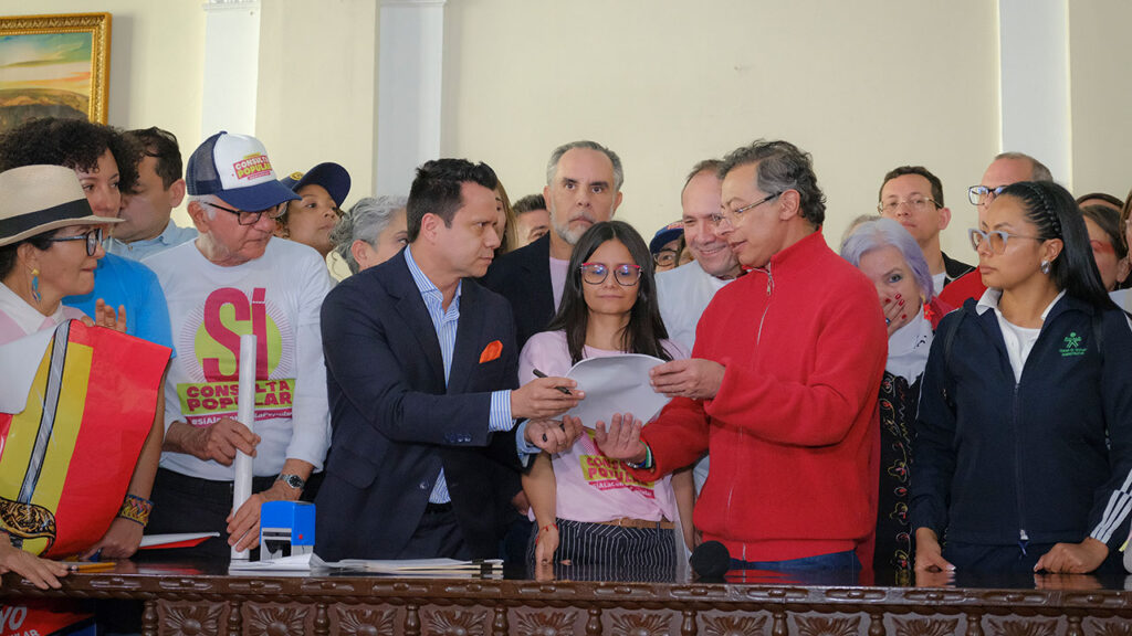 El presidente Gustavo Petro insiste en que la consulta popular no representa un riesgo fiscal para el país.