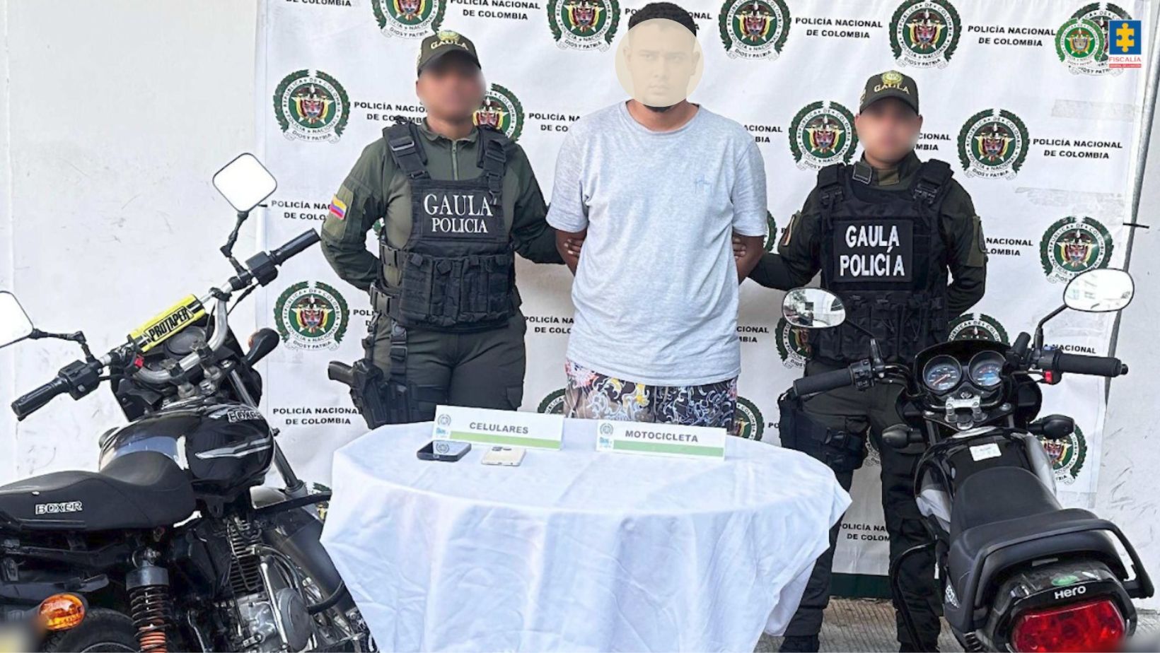 Gaula capturó a joven que exigía dinero bajo amenaza en Cartagena.