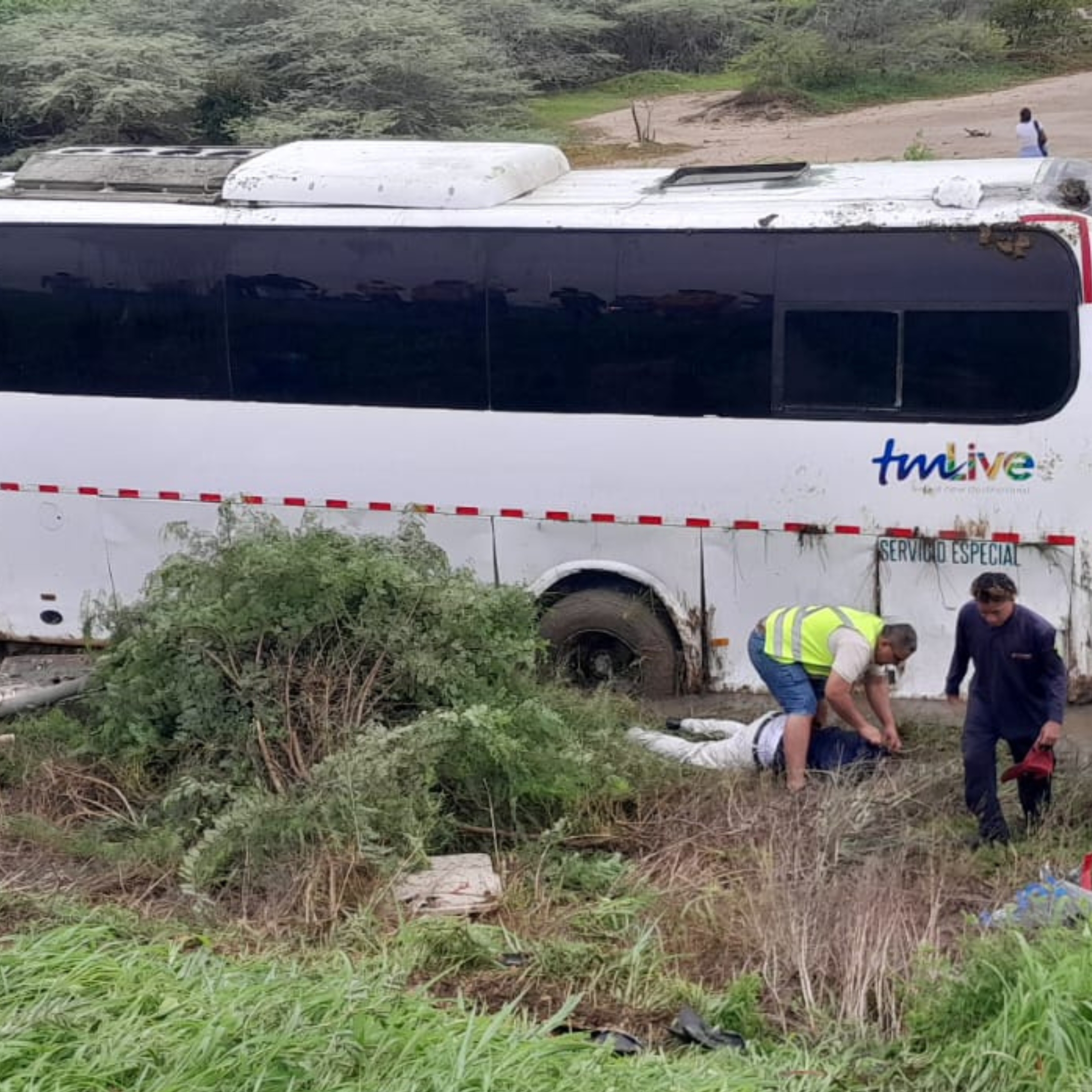 Autoridades investigan accidente de tránsito en Barú
