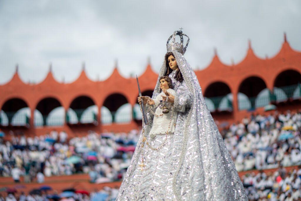 Nuestra Señora de la Candelaria en la Fiesta Arquidiocesana en Cartagena.