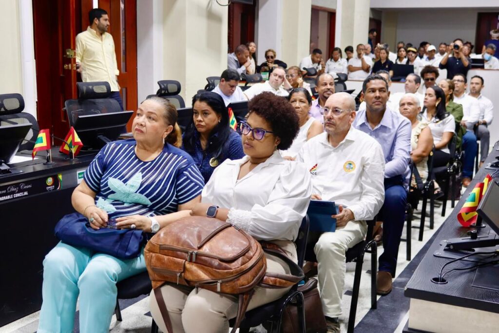 Sesión del Concejo de Cartagena donde se debatió la entrega de estímulos del IPCC