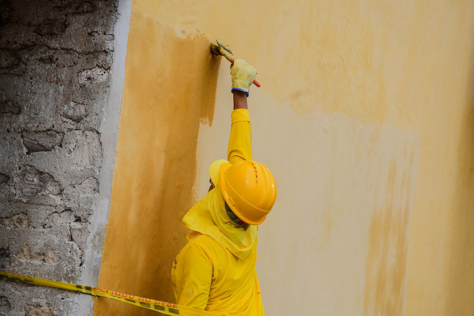 Trabajos de conservación realizados en murallas patrimoniales de Cartagena