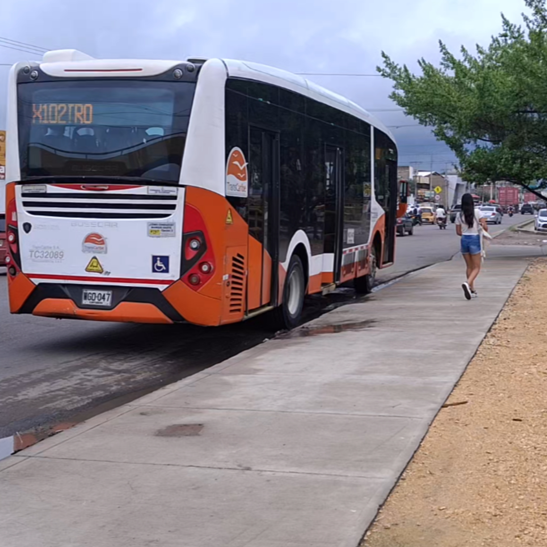 Vecinos denuncian falta de paradero en Ceballos Cartagena