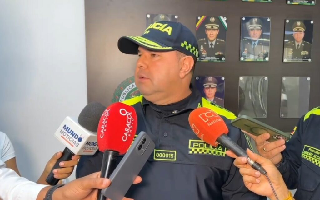 Bg. Gelver Yecid Peña Araque, comandante de la Policía Metropolitana de Cartagena