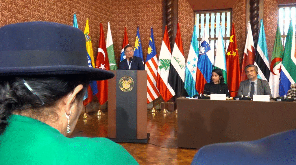 Discurso de Petro vincula al M-19 con la causa palestina.