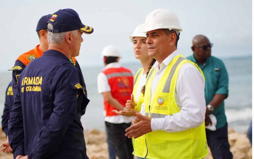 Alcalde Dumek Turbay y DIMAR anuncian el Malecón del Mar.