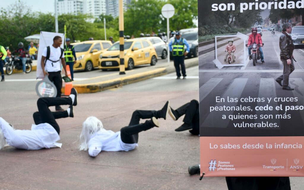 Cartagena conmemora El Día Mundial del Peatón con enfoque en seguridad vial global.