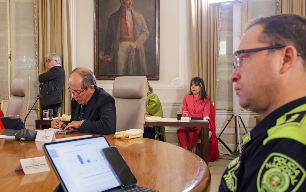 Cifras oficiales del Ministerio de Defensa sobre homicidios.