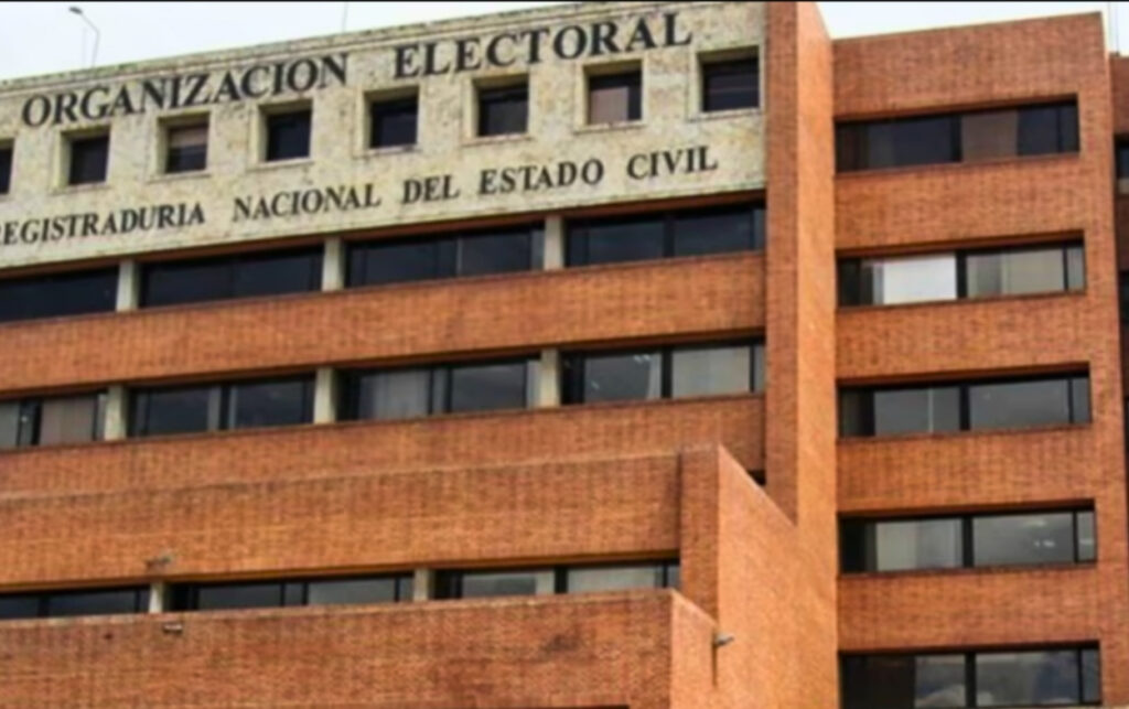 Fotografía de sede del Consejo Nacional Electoral.