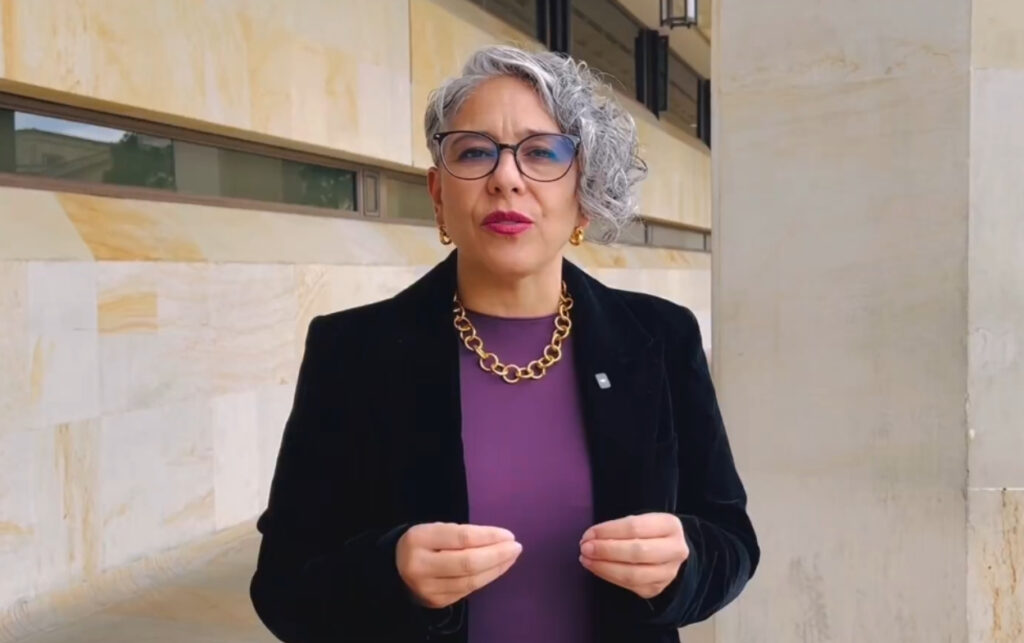 María José Pizarro, senadora y precandidata presidencial, habla sobre fallo que ordena al CNE decidir la personería de Progresistas.