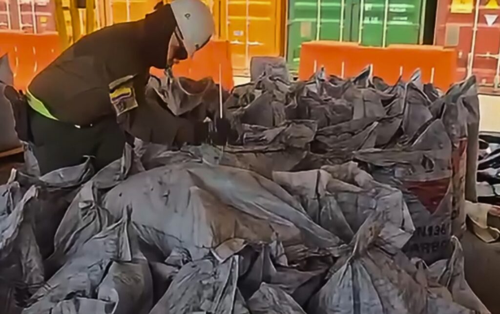 Operativo de incautación de cocaína en Cartagena catalogado como uno de los más importantes de 2025.