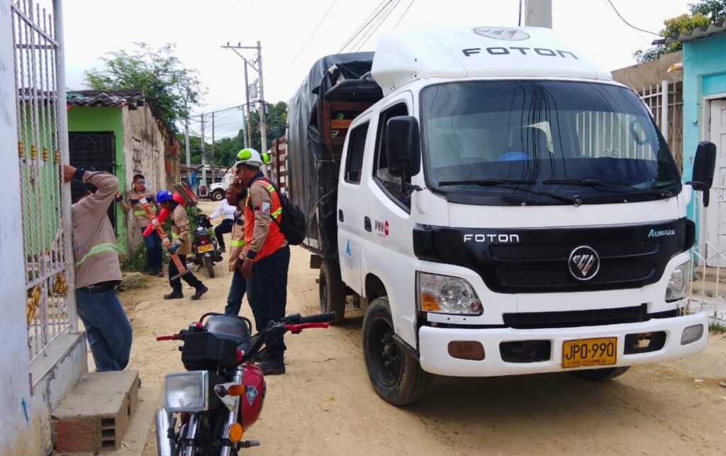 Aguas de Cartagena atiende Inundaciones en Olaya Herrera afectan al sector Campamento.