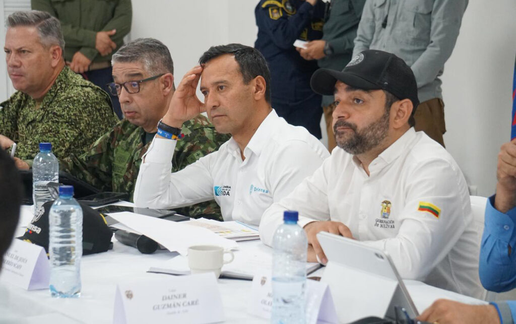 Reunión sobre control territorial en Santa Rosa del Sur