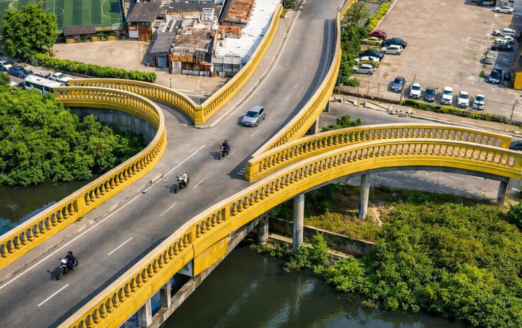 Movilidad en el puente Las Palmas en Cartagena