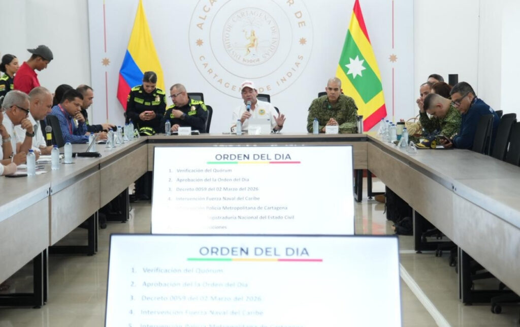 3.600 Policías hacen parte del dispositivo de seguridad coordinado en consejo de seguridad electoral en Cartagena. 