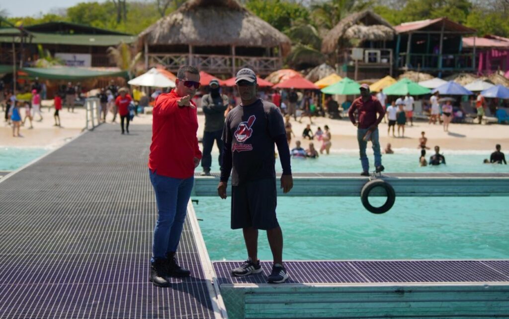 Alcalde Dumak Turbay verificó la operación de los 300 metros de mueller durante su reactivación para fortalecer el turismo.