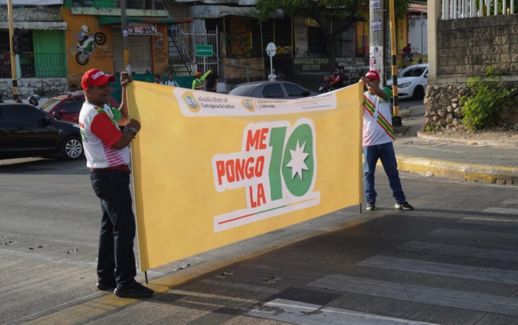 Campaña ‘Respeta la vida en la vía’ acompaña operativos que dejan 117 vehículos inmovilizados en medio de controles viales en Cartagena.