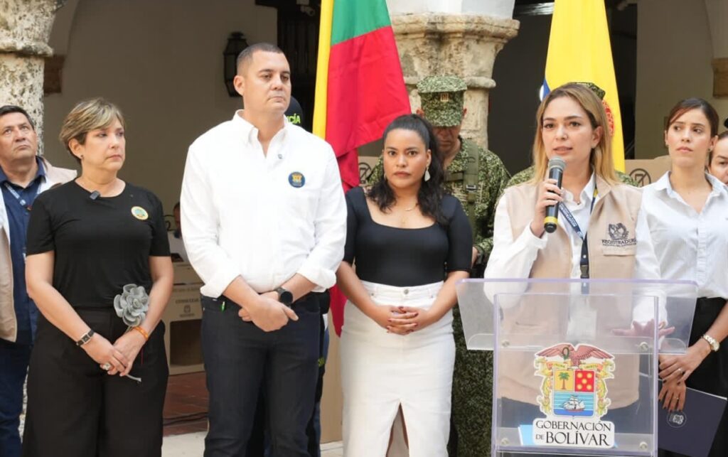 Delegada de la Registraduría Nacional interviene donde habla de los 639 puestos de votación en el departamento.