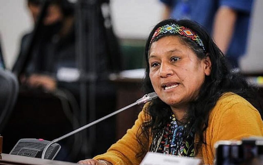 La senadora Quilcué interviene en plenaria del Senado con firme discurso contra el odio y la exclusión en Colombia. 