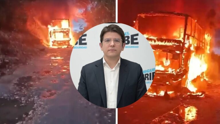 Senador Miguel Uribe culpa al gobierno Petro por el conflicto armado en Colombia