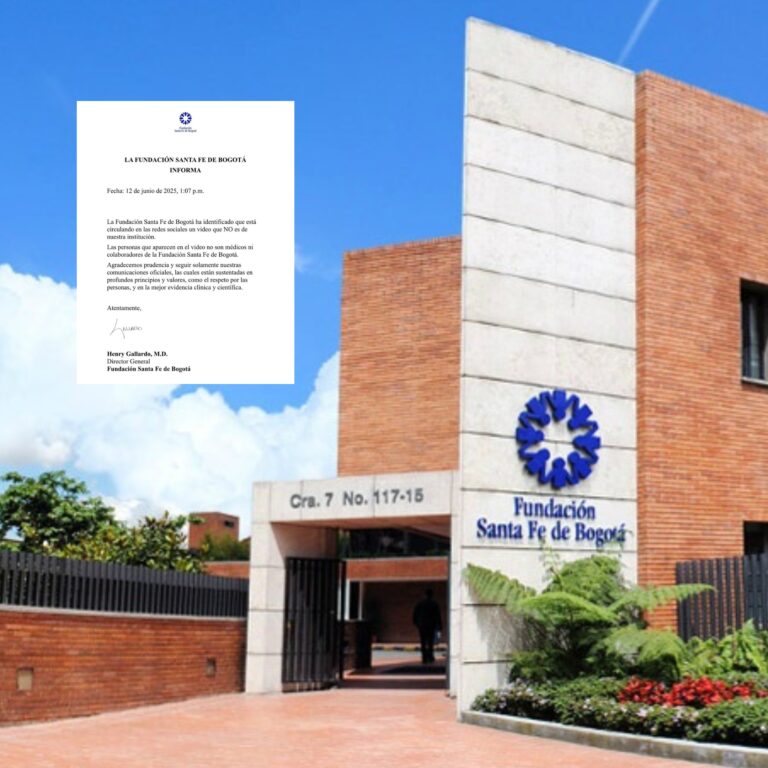 Fundación Santa Fe video viral es rechazado por la institución
