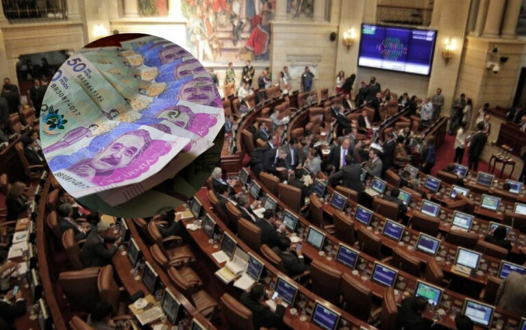 Debate por el presupuesto 2026 en el Congreso colombiano.