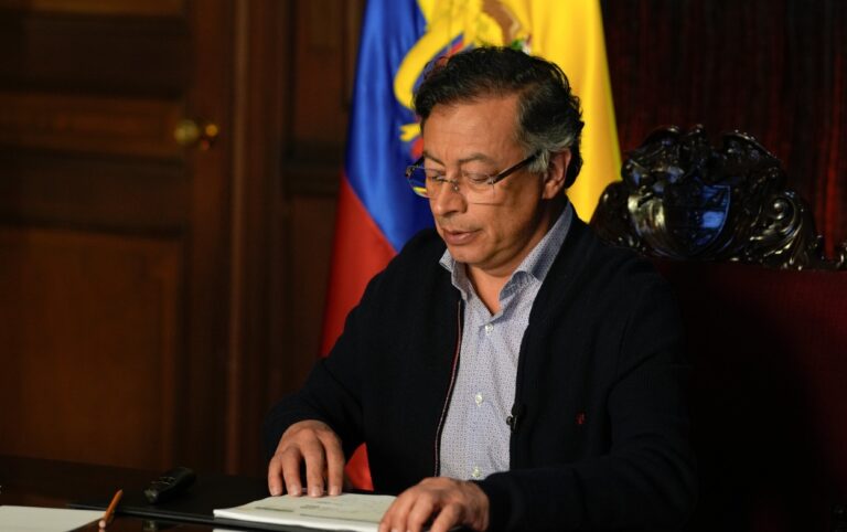 El presidente Petro defendió su política social en alocución del 5 de agosto.
