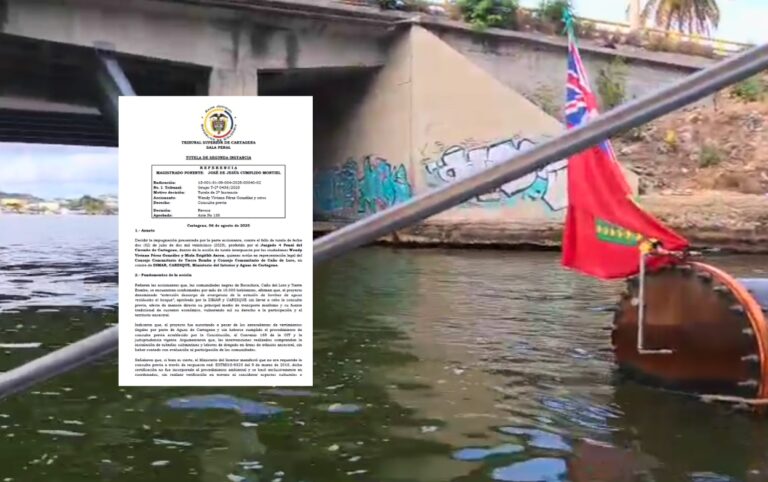 Ordenan consulta previa en Tierra Bomba por obras de Aguas de Cartagena.