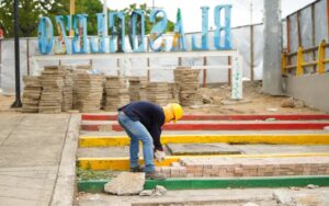 Con una inversión millonaria recuperan el Parque de La Virgencita en Blas de Lezo.