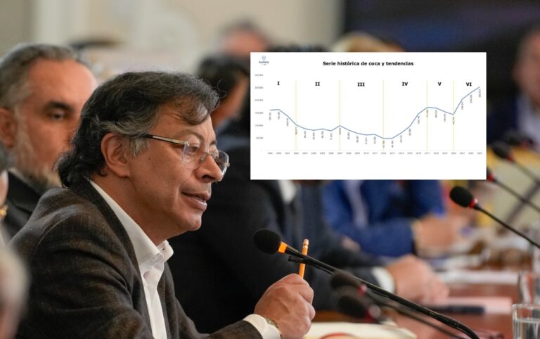 Petro sustentó origen del incremento en cultivos ilícitos en mensaje oficial.