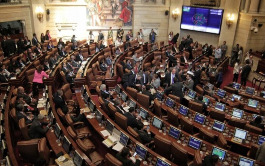 Plenaria del Senado en Bogotá donde se elegirá al nuevo magistrado de la Corte Constitucional.