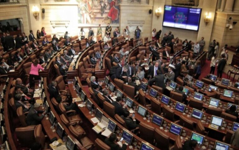 Plenaria del Senado en Bogotá donde se elegirá al nuevo magistrado de la Corte Constitucional.
