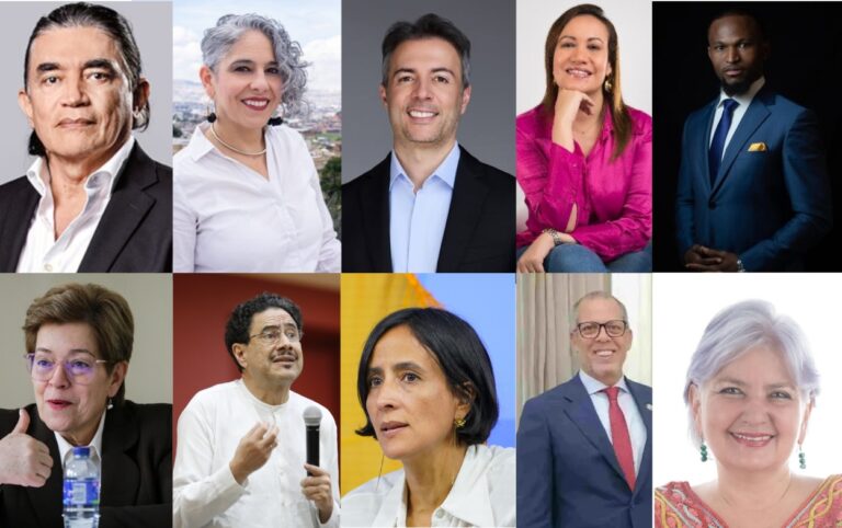 Retrato de los diez precandidatos del Pacto Histórico rumbo a la consulta de octubre..