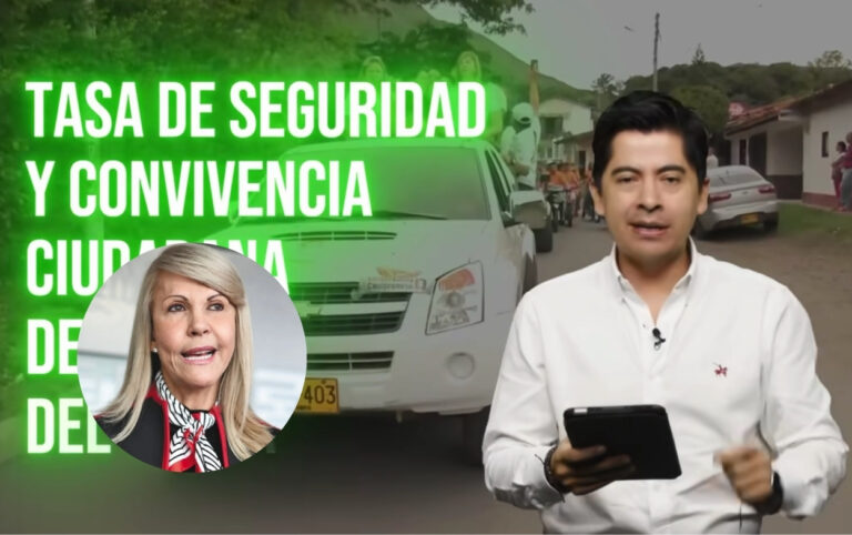 Senador Ariel Ávila analiza el impuesto de seguridad en el Valle del Cauca.