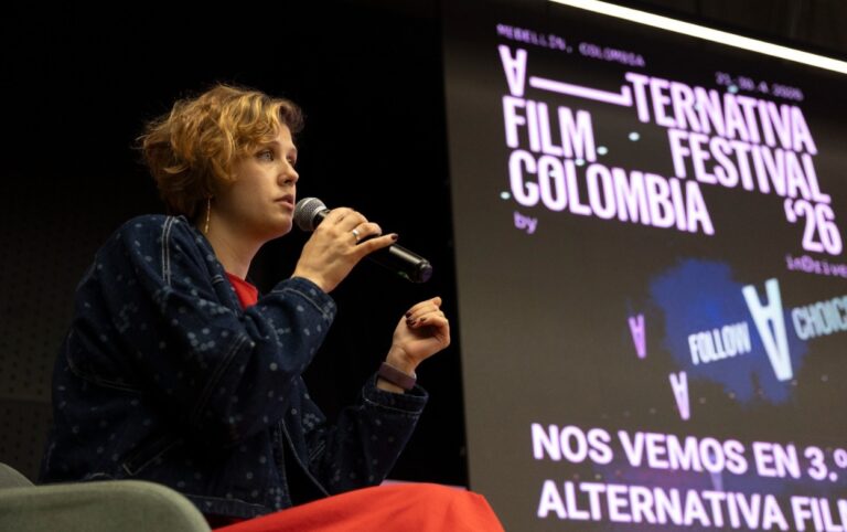 Directora Liza Surganova anuncia Alternativa Film Festival 2026 en Medellín.