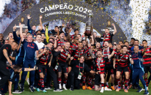 Flamengo se coronó Campeón de la Copa Libertadores 2025. Foto: Cortesía- CONMEBOL Libertadores.