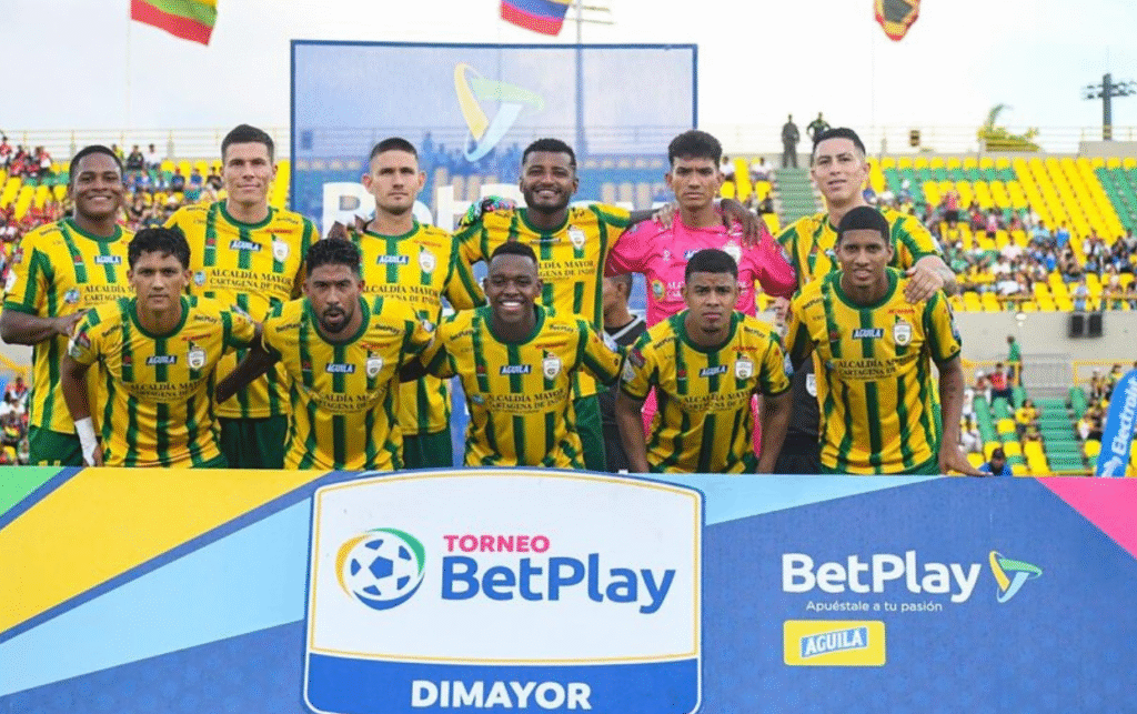 Real Cartagena igualó 2-2 con Patriotas en Boyacá y se aleja del ascenso. Foto: Cortesía-Real Cartagena.