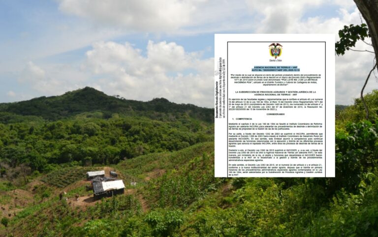 Denuncian presuntas iregularides en el proceso de tierras en Bolívar, mientras familias campesinas habitan y trabajan zonas rurales del área PÚA en Cartagena.