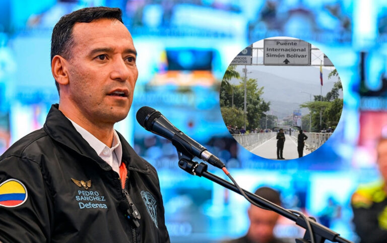 Imagen de archivo del ministro de defensa que contextualiza la postura de Mindefensa frente a la soberanía y el orden constitucional.