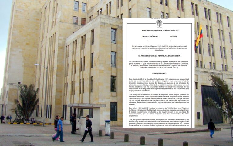 $125 billones de recursos: el giro pensional del Gobierno Sede del Ministerio de Hacienda, entidad que lidera el decreto para repatriar $125 billones de recursos de pensiones invertidos en el exterior.