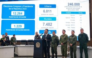 $50 millones de recompensa anuncia el Gobierno para denunciar compra de votos en Colombia.