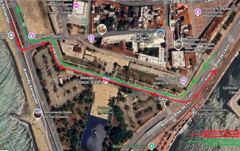 Nueva vía en el Centro Histórico de Cartagena